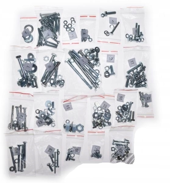 N1272411914545829 - Комплект болтов рамка + двигатель для SIMSON S51 ENDURO kpl