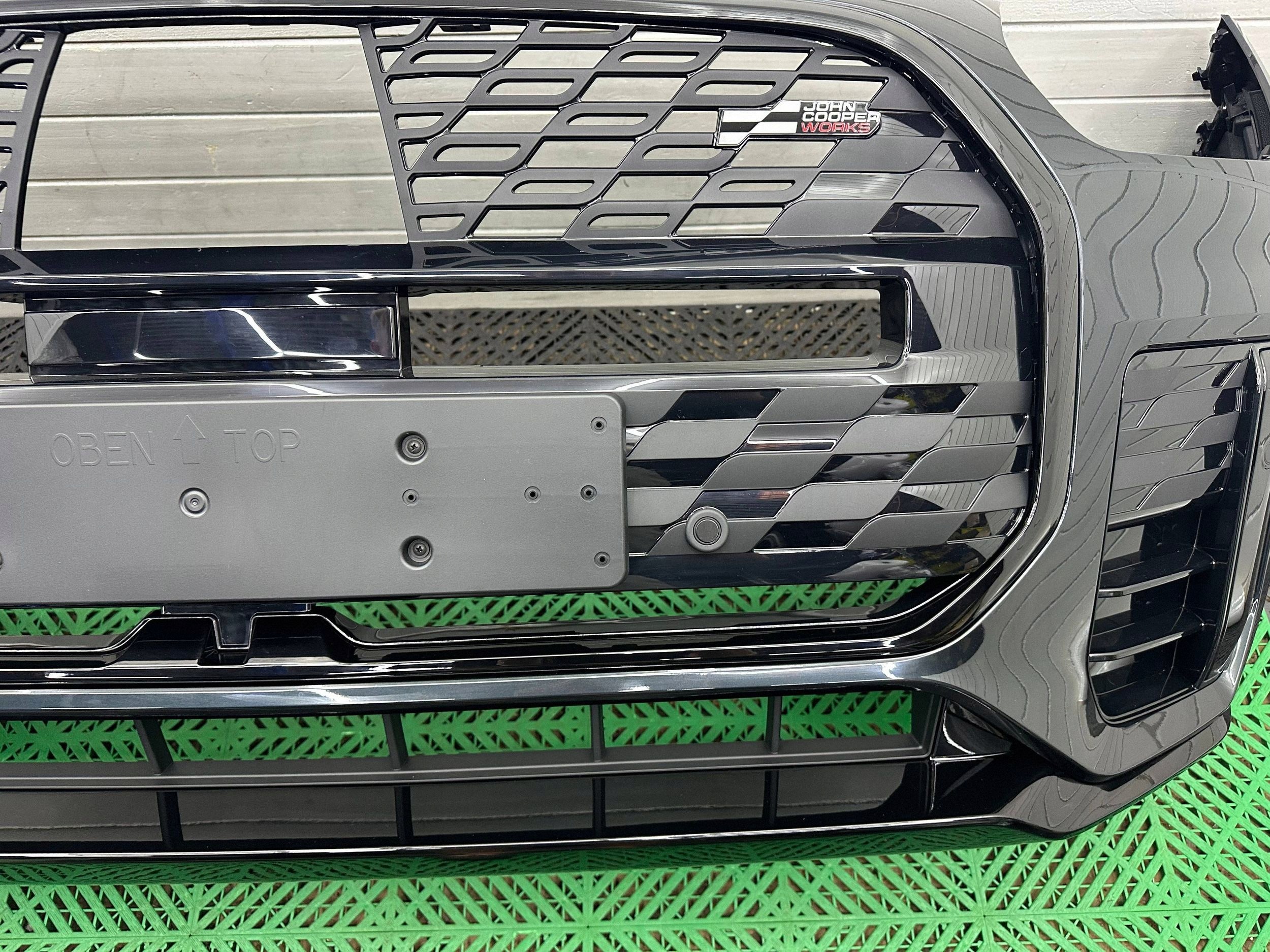 front bumper Mini Countryman U25 JCW complete colour C6P LEGEND GREY
