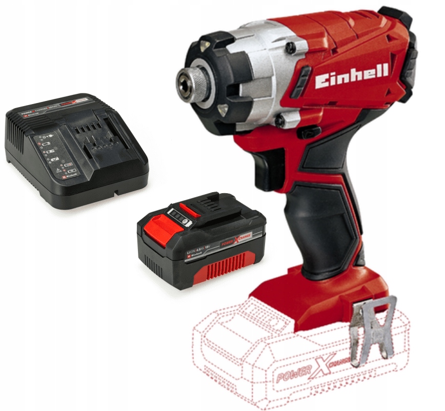 Einhell Příklepový Šroubovák Te-ci 18/1Li 4510034 Sada Akumulátor 4,0AH+NABÍJENÍ