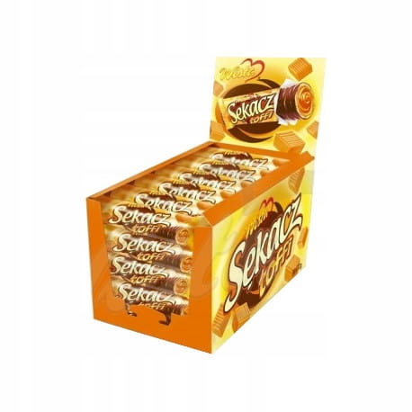 Wisła Sukovník Toffi v čokoládě 38 x 32 g displej legendární chuť Pl