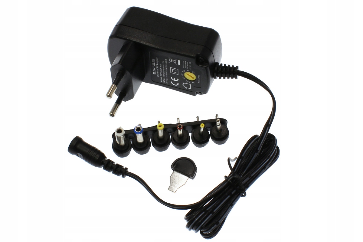 

Zasilacz Uniwersalny Regulowany 3V-12V 2000mA 2A