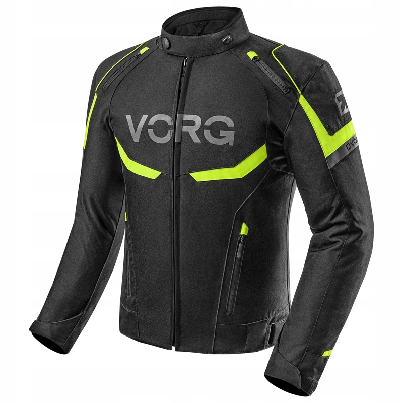 Textilná motocyklová bunda Vorg Hornet Fluo čierna žltá fluo Darčeky