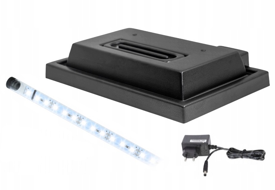 Kryt do akvária 60x30 černý Led osvětlení Bílé 5630
