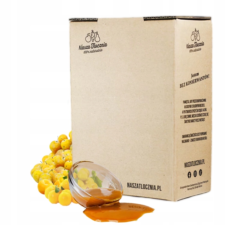 Mirabelka pyré 100% pyré z mirabelky Polská švestka Nasza Tłocznia 3 kg