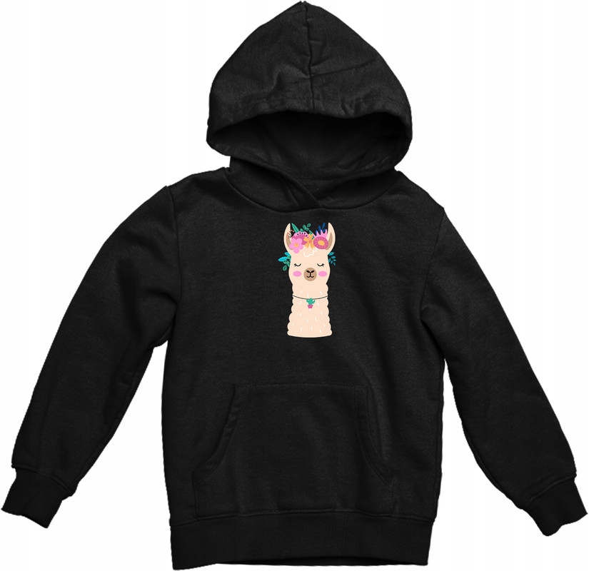 

Bluza Z Kapturem Alpaka Czarna 7 XL