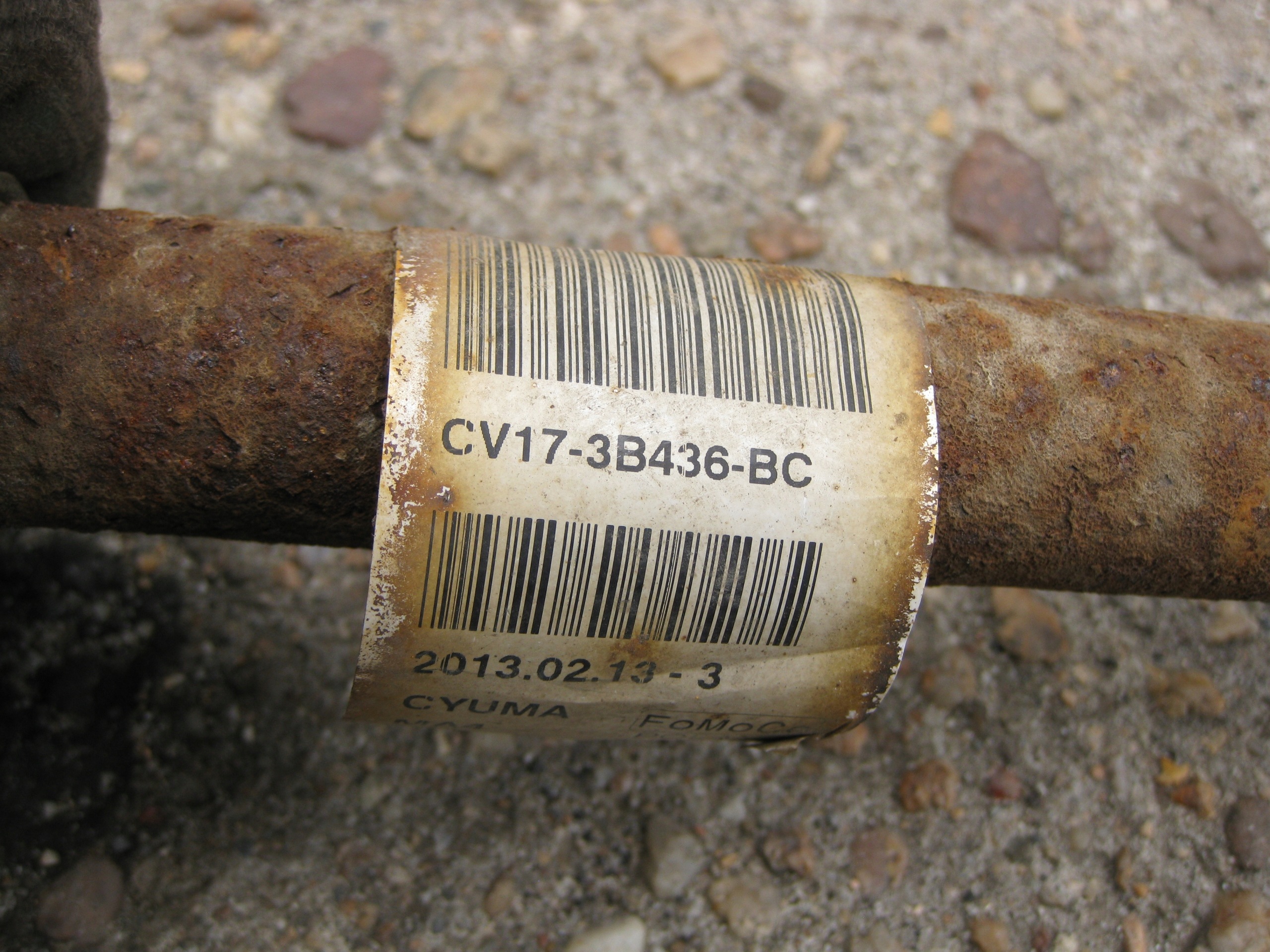 FORD B-MAX 13R 1.0EB semi-axis right CV17-3B436-BC