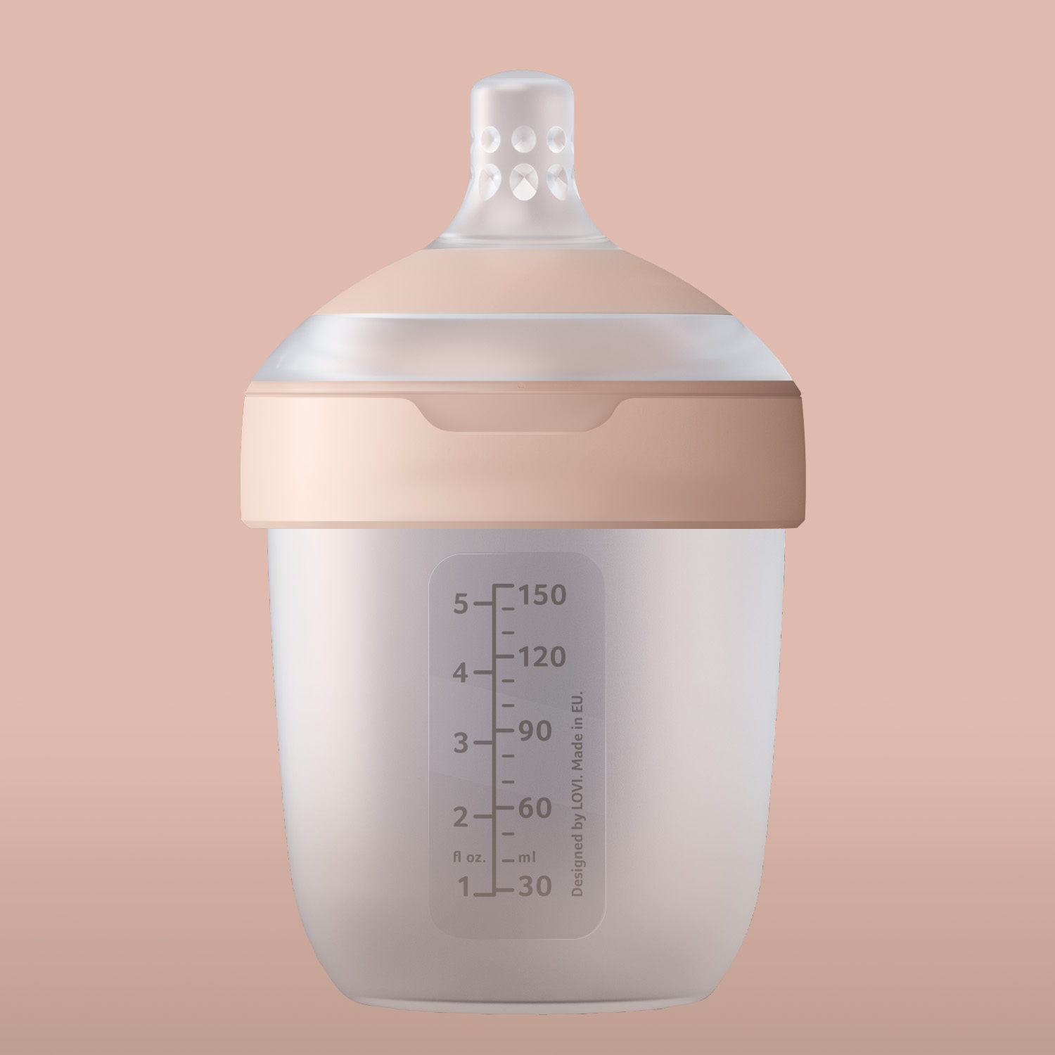 LOVI BUTELKA DO KARMIENIA MAMMAFEEL 150ML ZE SMOCZKIEM DYNAMICZNYM 0M+ Wiek dziecka 0 m+