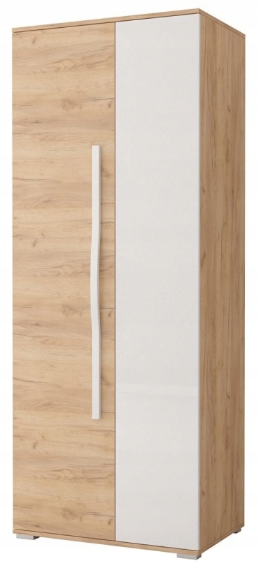 

Szafa Laura Dąb craft złoty/ Biały połysk