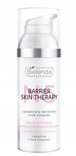 Bielenda Lipoaktywny Barierowy krem-kompres do twarzy i ciała z Dysmutaza