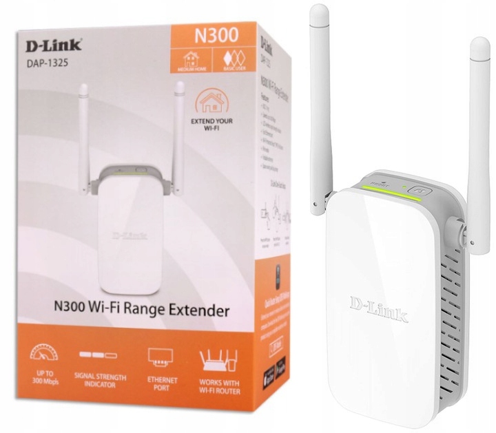 

Wzmacniacz Sygnału WiFi Dlink DAP-1325 Duży Zasięg