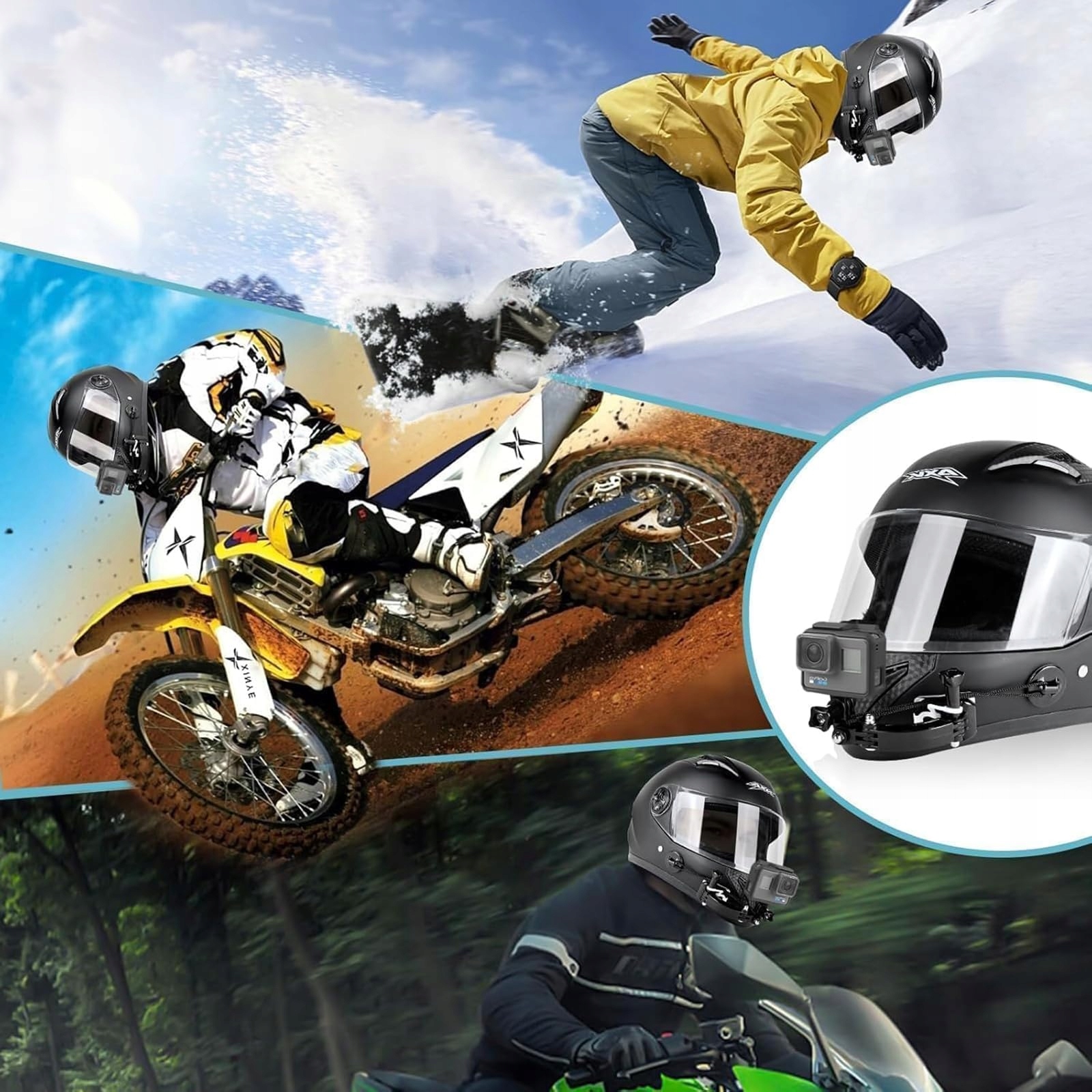 Ramię Przedłużające GoPro Hero Adapter Obrotowy Gięty SHIPEEKIN — miniatura 7