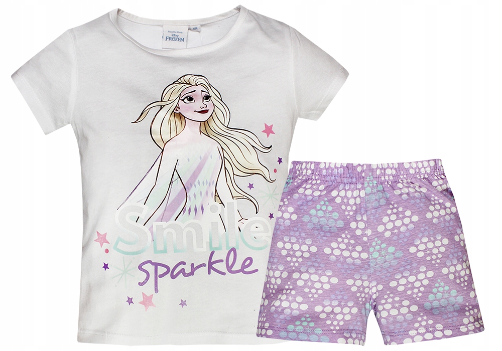 

Kraina Lodu Piżama Zestaw Spodenki Tshirt Elsa 116