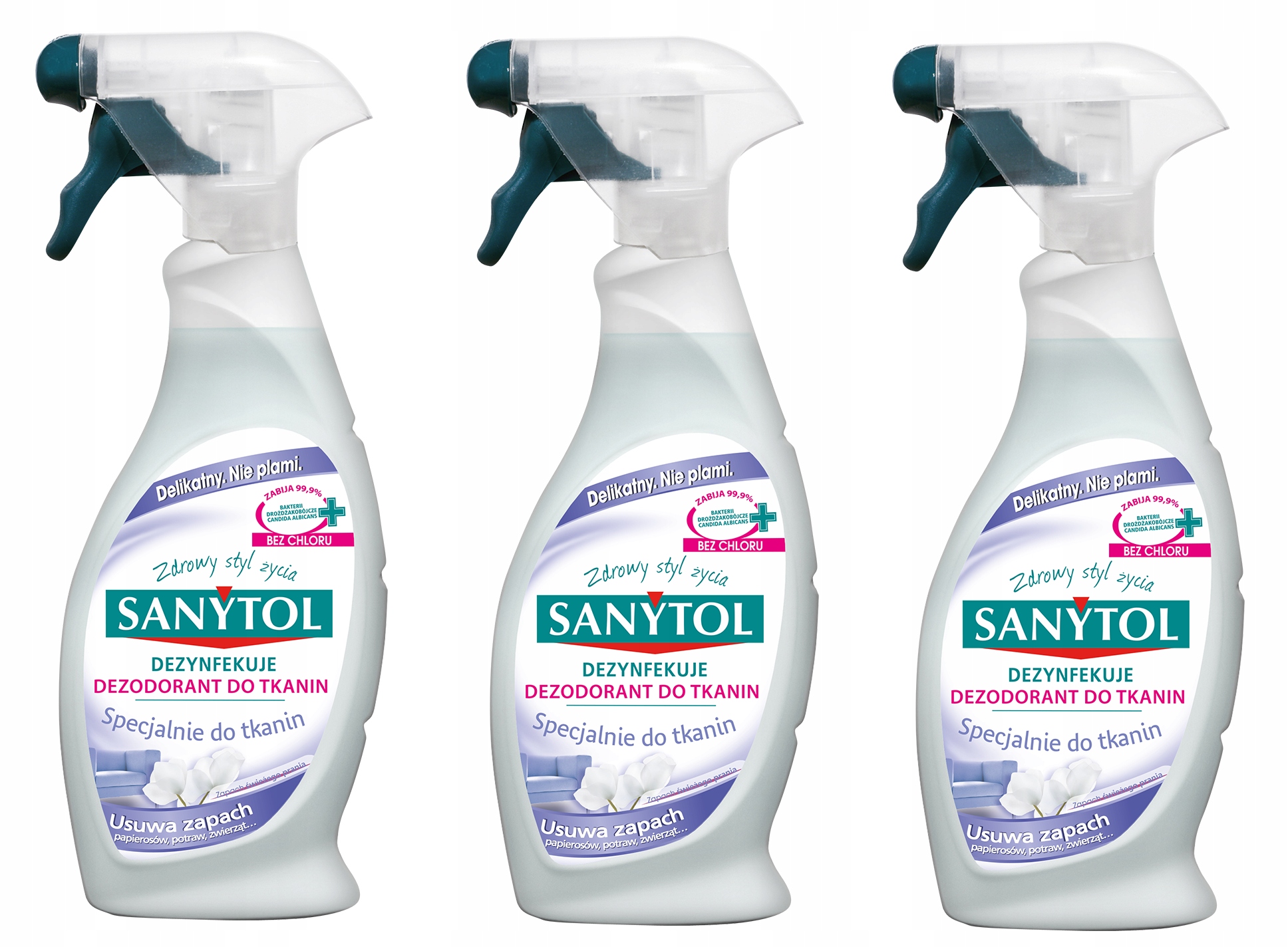 Levně Sada Sanytol Dezinfekčního Deodorantu Na Textil 500ML 3 Kusy V Balení
