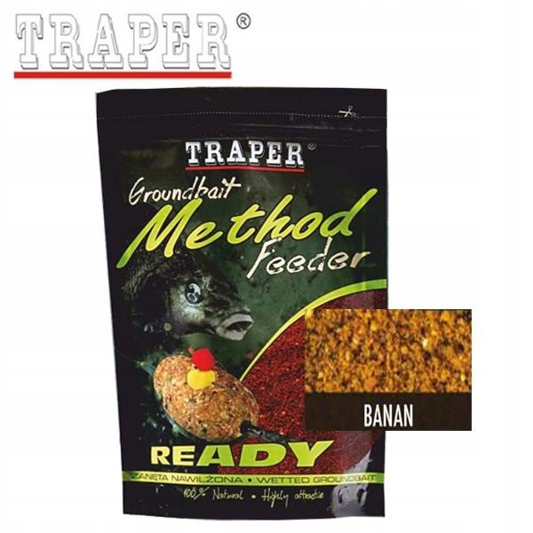 Zanęta Traper Method Feeder Ready 750G Banan