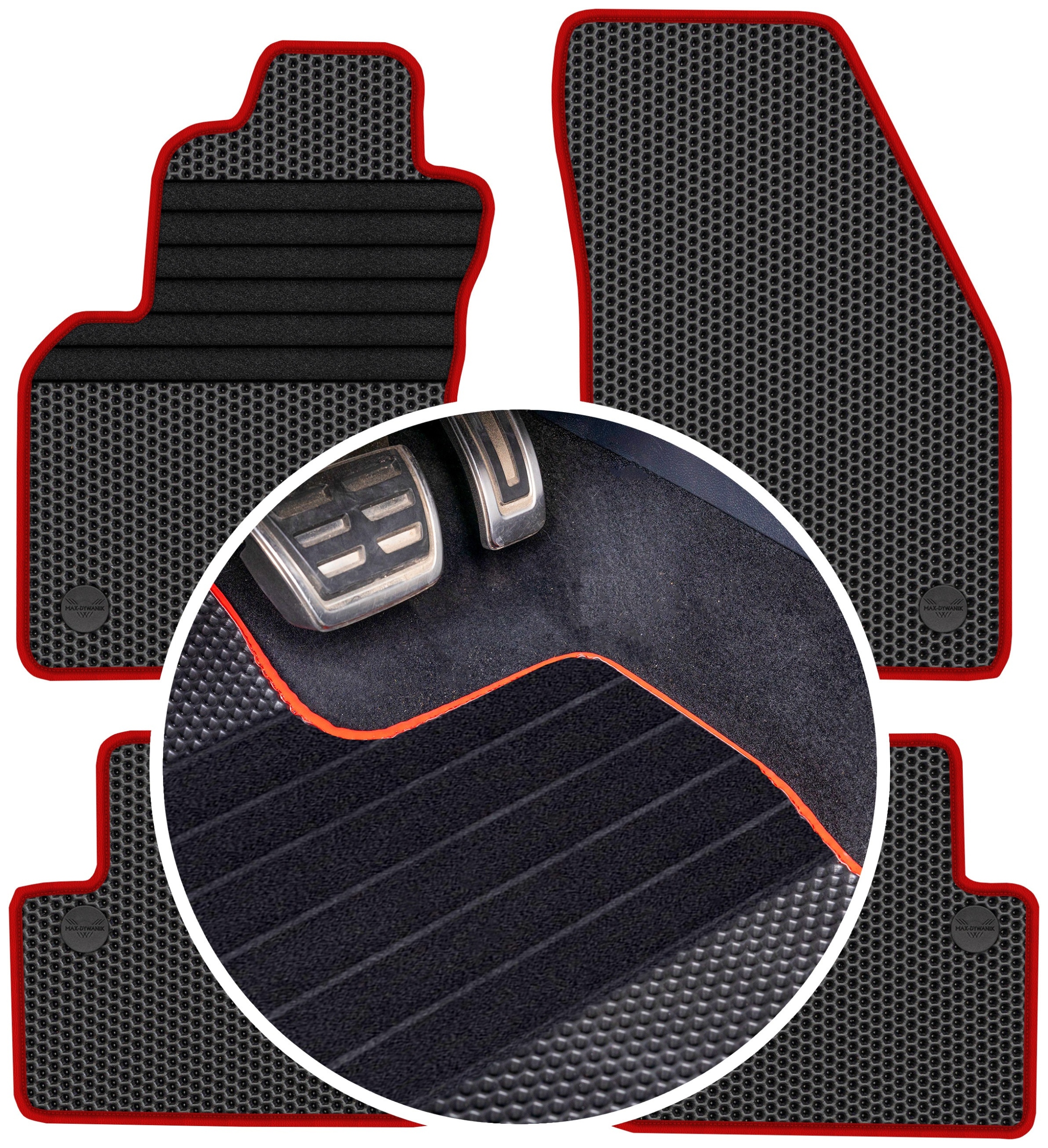 Volvo V50 2004-2012 Gumové rohože Eva Eternity Plastry Medu