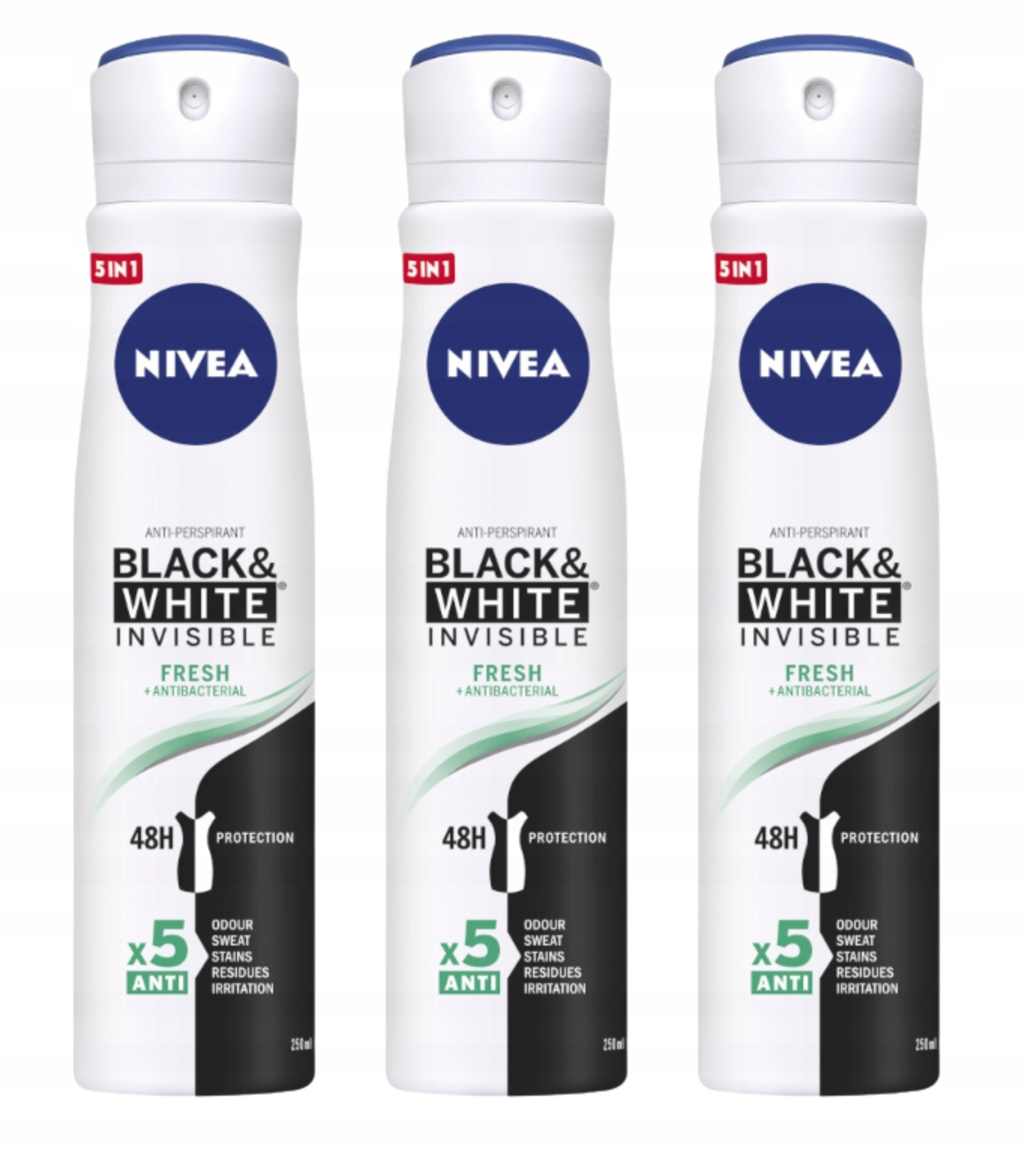 Black & White Invisible Fresh antyperspirant w sprayu dla kobiet