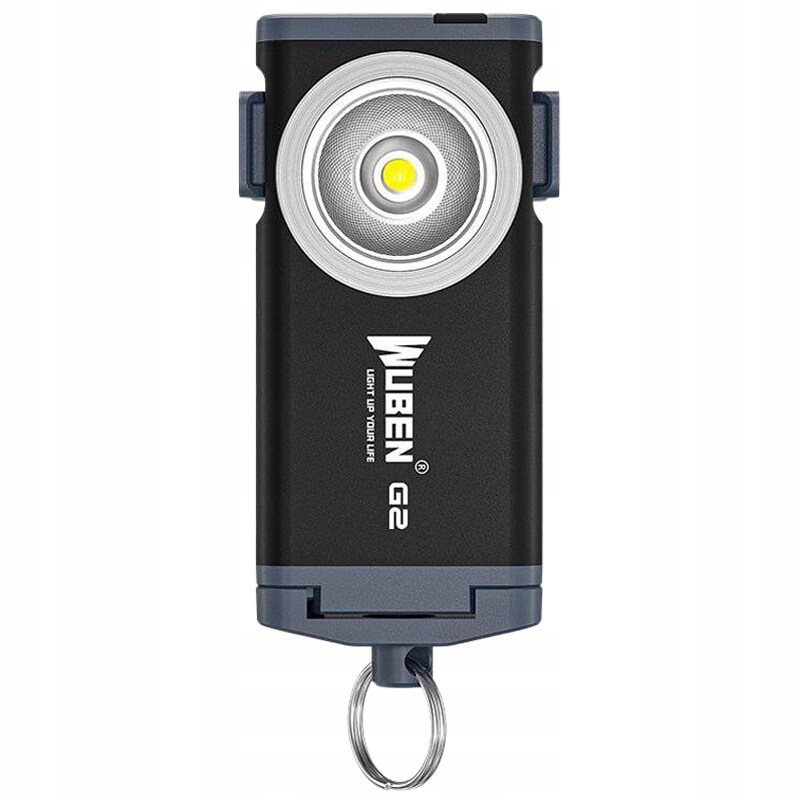 Latarka akumulatorowa brelok do kluczy Edc Wuben G2 Black 500 lumenów