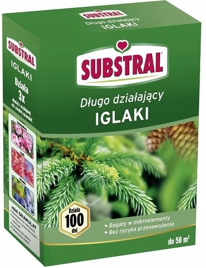 

Nawóz do iglaków 1 kg Substral działa 100 dni
