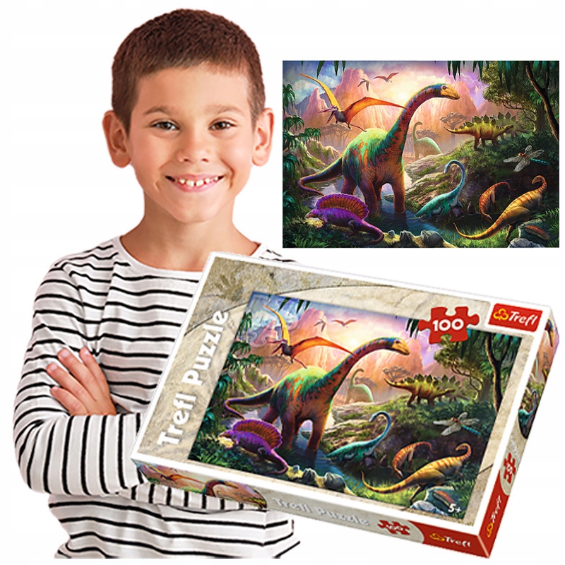 

Trefl Puzle dla dzieci 100 sztuk Dinozaury