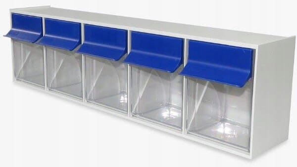 Dílenská skříňka s výklopnými nádobami 5 ks 60 cm WE460302