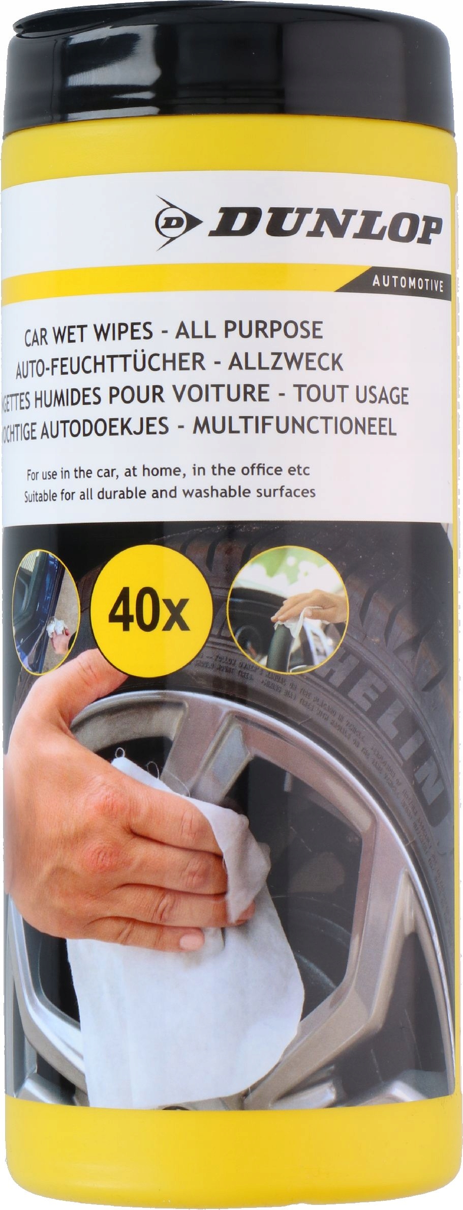 

Ściereczki chusteczki do kokpitu Dunlop 40szt