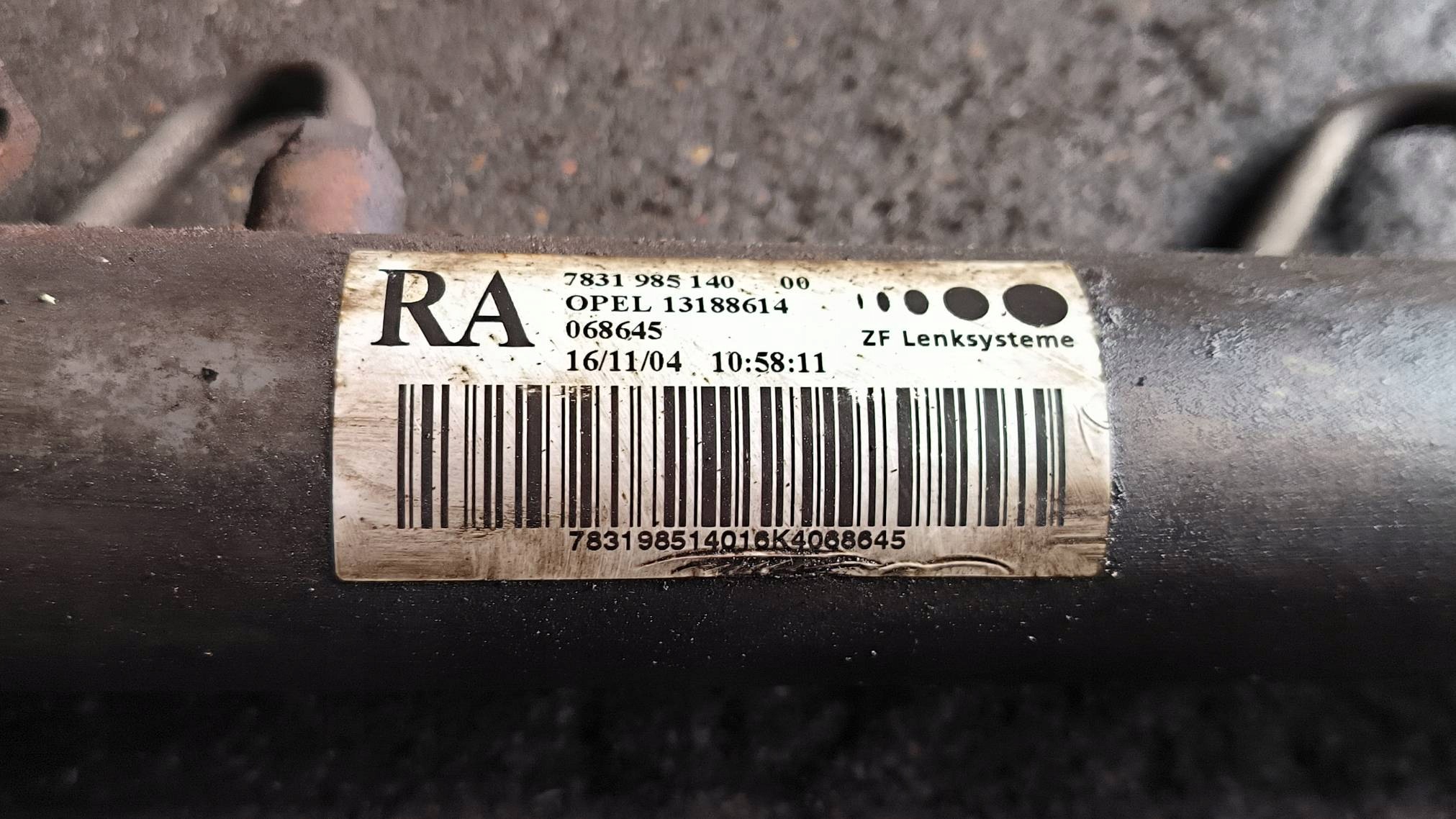 control 13188614 OPEL ASTRA H III