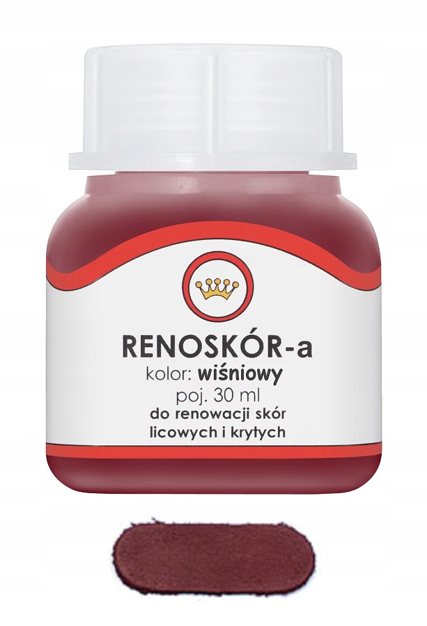 

Renoskór Farba Lakier Do Skóry Wiśniowy 30ml
