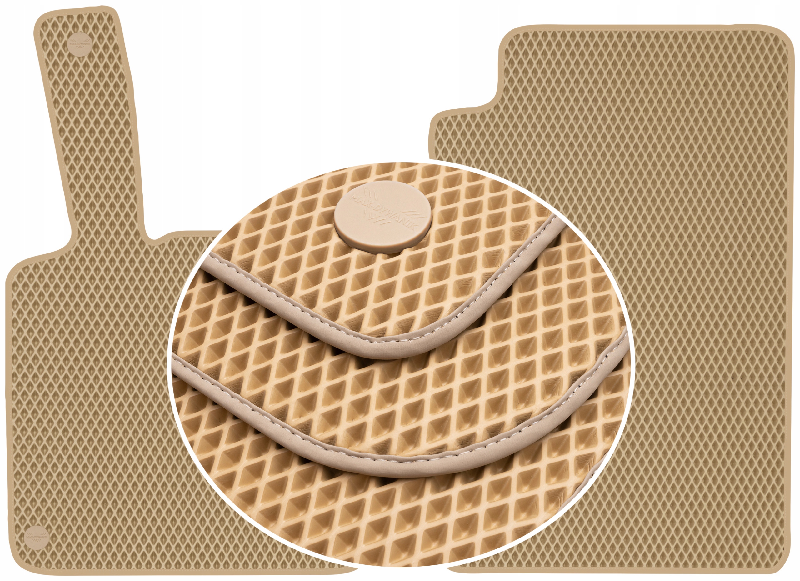 Smart Fortwo II 2007-2013 Koberce Eternity Bežová