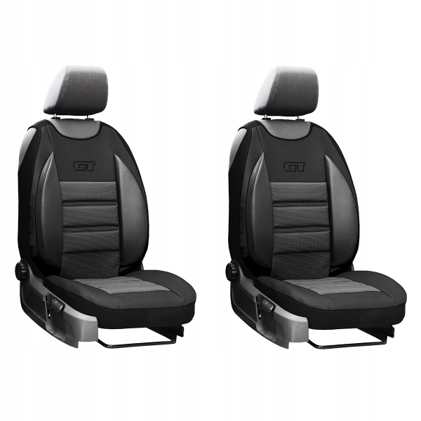Maty skórzane GT Komplet przód czarne BMW