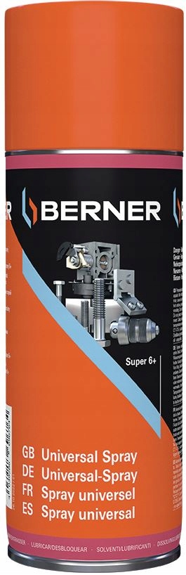 Berner 6 Spray Uniwersalny Odrdzewiacz Smar 400ML