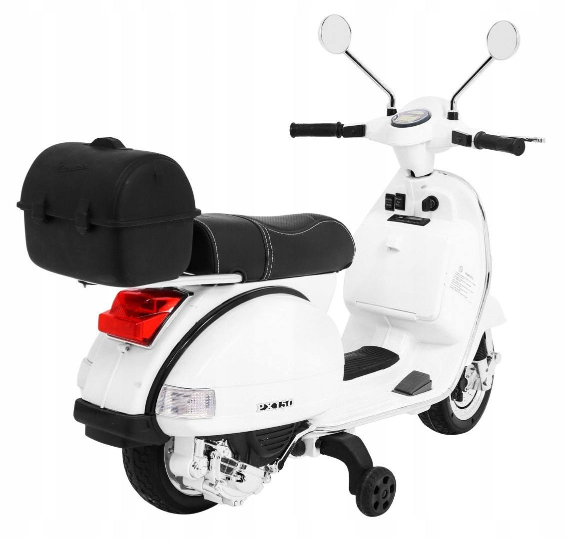 Автомобіль Скутер Vespa White Час зарядки 8 год