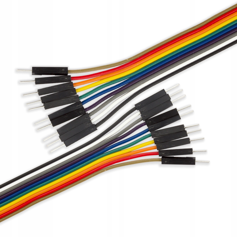 

Przewody kable męsko-męskie 20cm 10szt Arduino