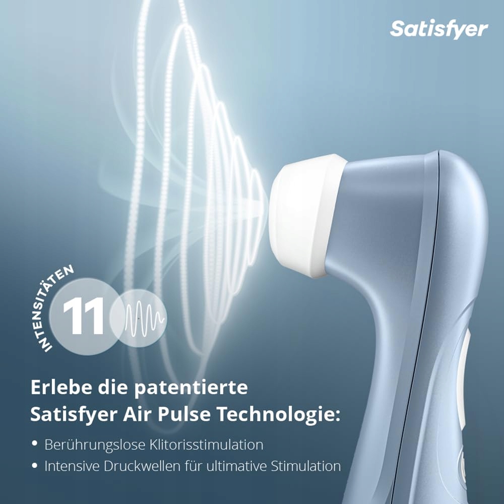 SATISFYER Pro 2 Wibrator Klitoris Stymulacja Prezent Dla Kobiet — miniatura 2