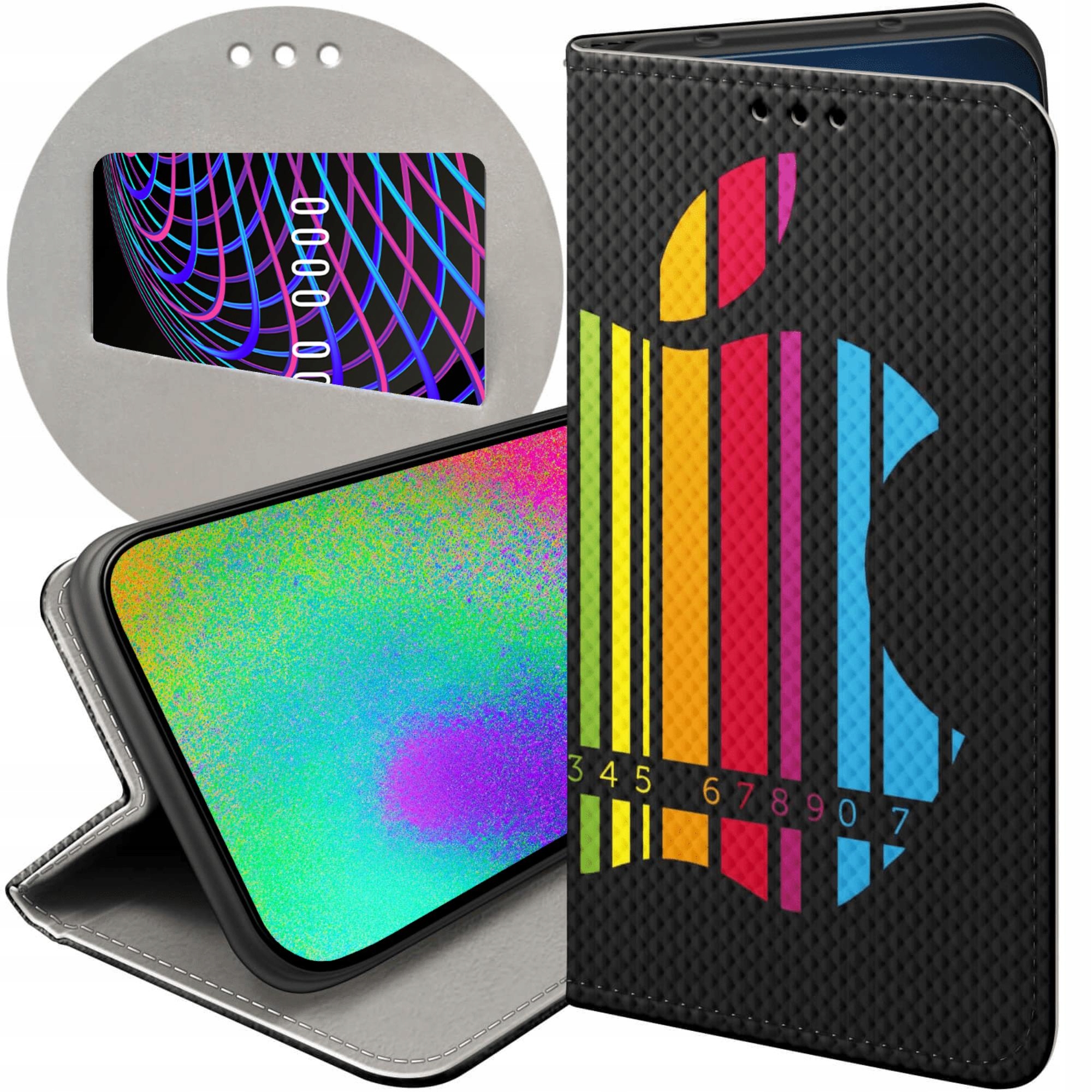 Etui Z Klapką Do Honor MAGIC7 Pro Z Jabłkiem Jabłuszko Futerał Case