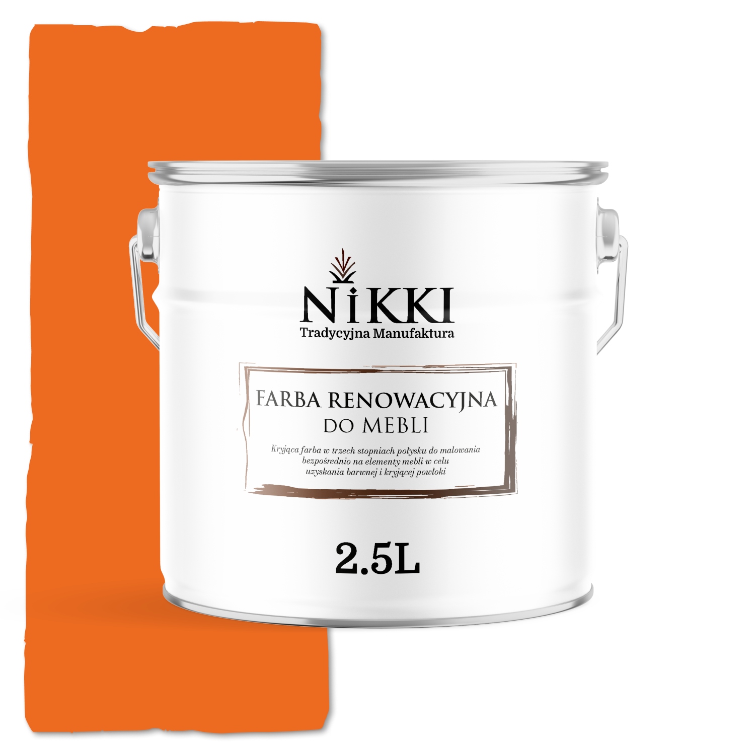 Farba Na Predný Kuchynský Nábytok Červená Oranžová RAL2008 Saténová 2,5 L