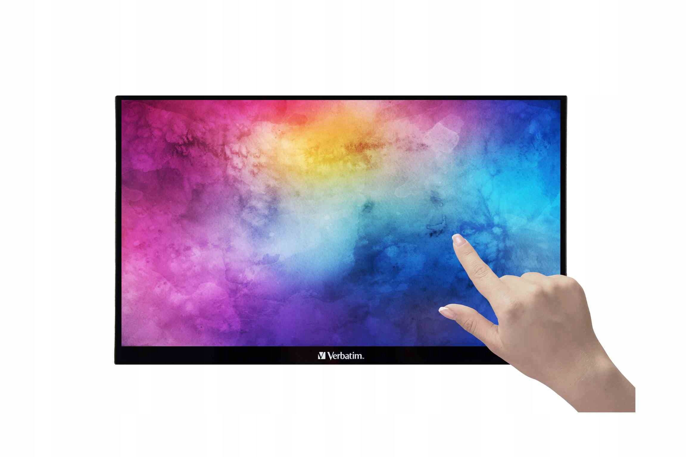 Verbatim PMT-14 Portable Touchscreen Monitor 14" Full Hd 1080p Metal…