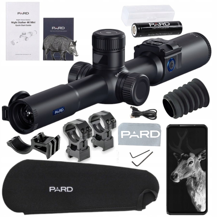 Noční vidění Pard Night Stalker 4K Mini dálkoměr 1200 m Amg/dst/tkn