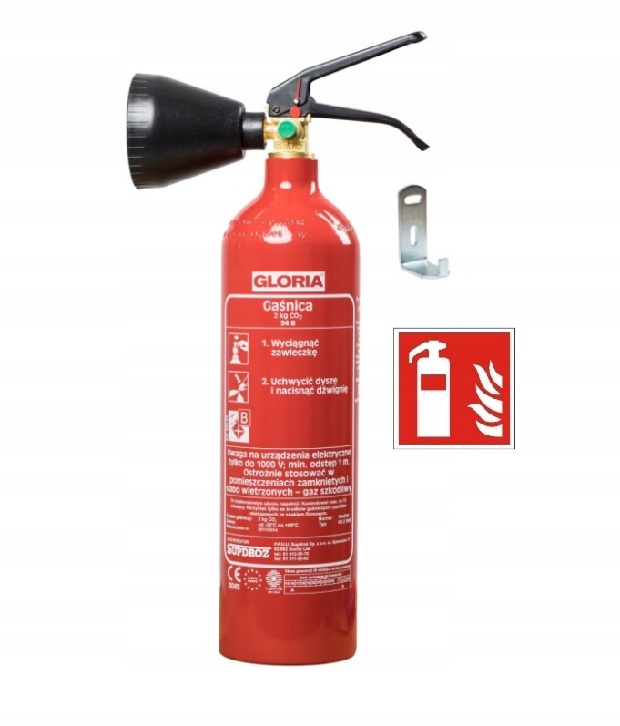 

Gaśnica komputerowa do elektroniki 2kg