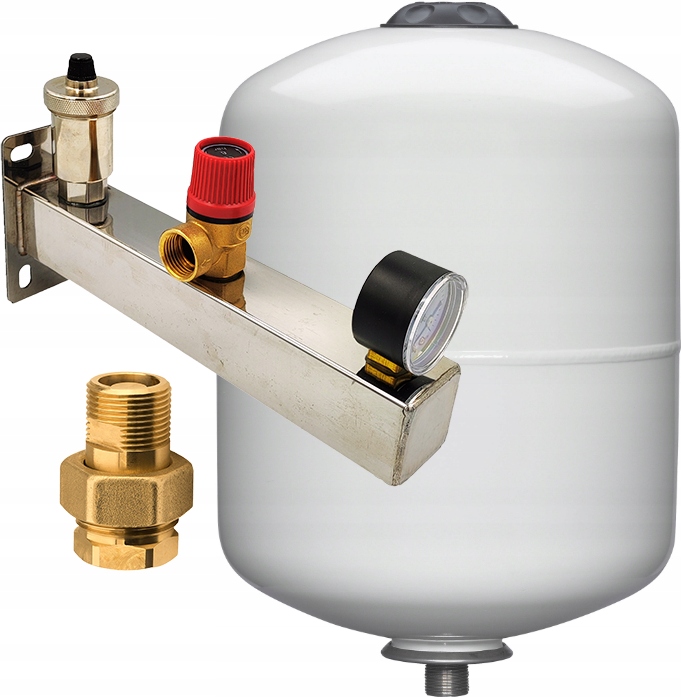 Naczynie Przeponowe Cwu 24L Grupa Bezpieczeństwa Nierdzewna Szybkozłącze