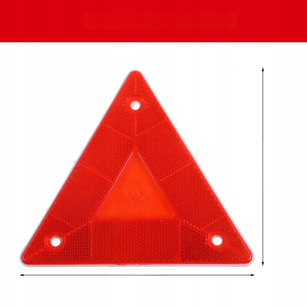 ODBLASKI TRÓJKĄTNE ZNAKÓW DLA POJAZDÓW Producent inny