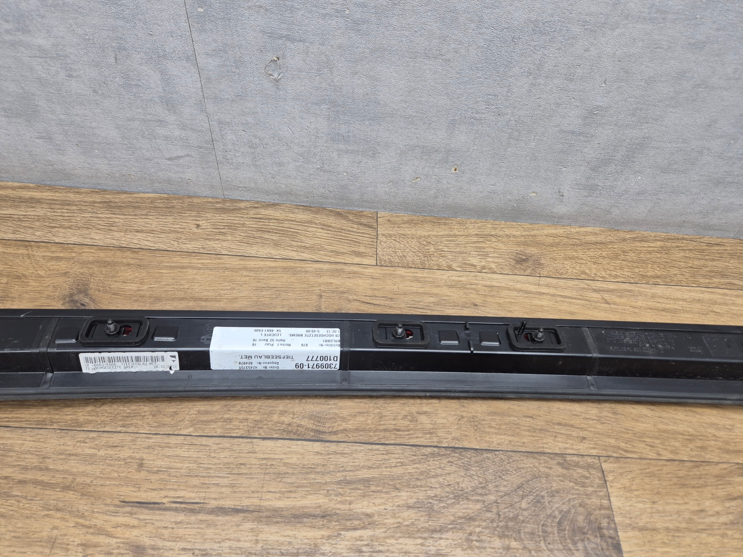 BMW 6 F06 M6 SPOILER windows third light STOP A76 TIEFSEEBLAU 7309971