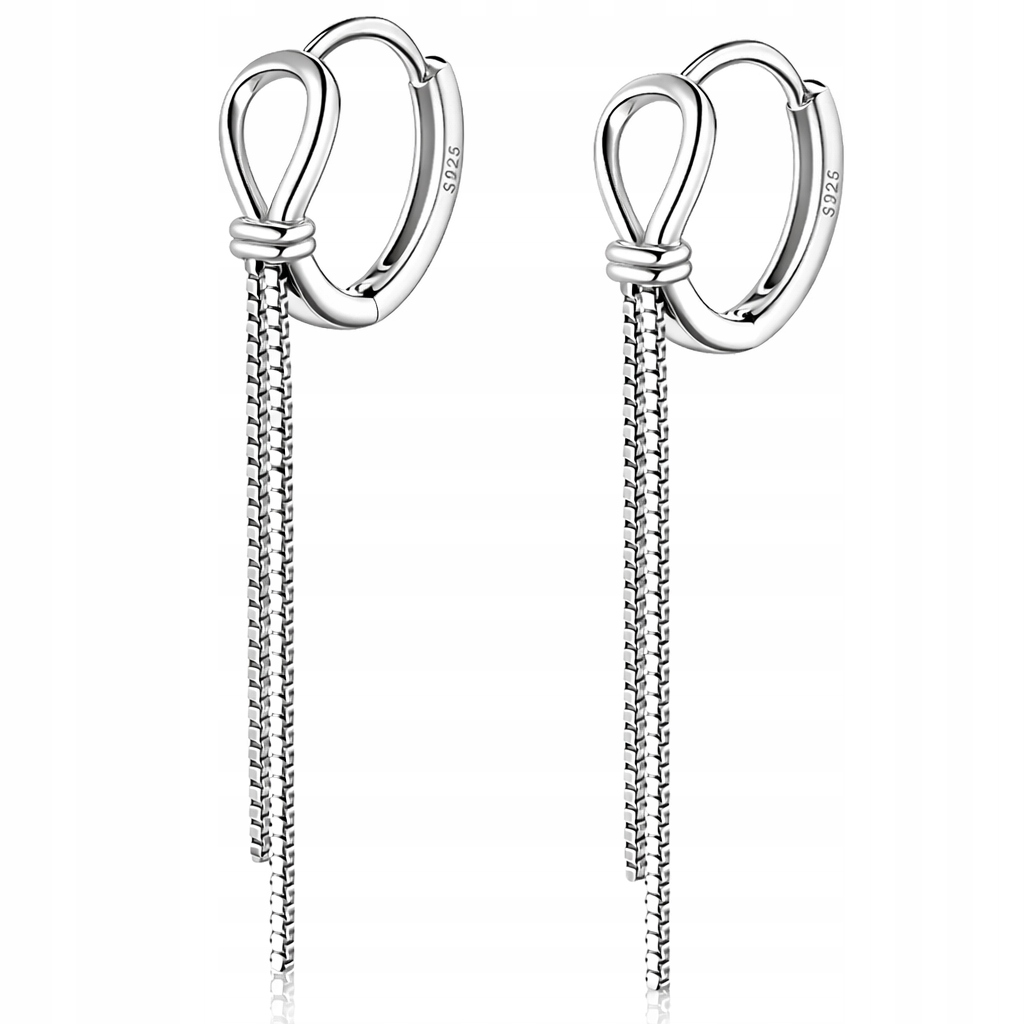 Dlouhé stříbrné náušnice pro ženy, závěsné, stříbro o ryzosti 925, módní, elegantní