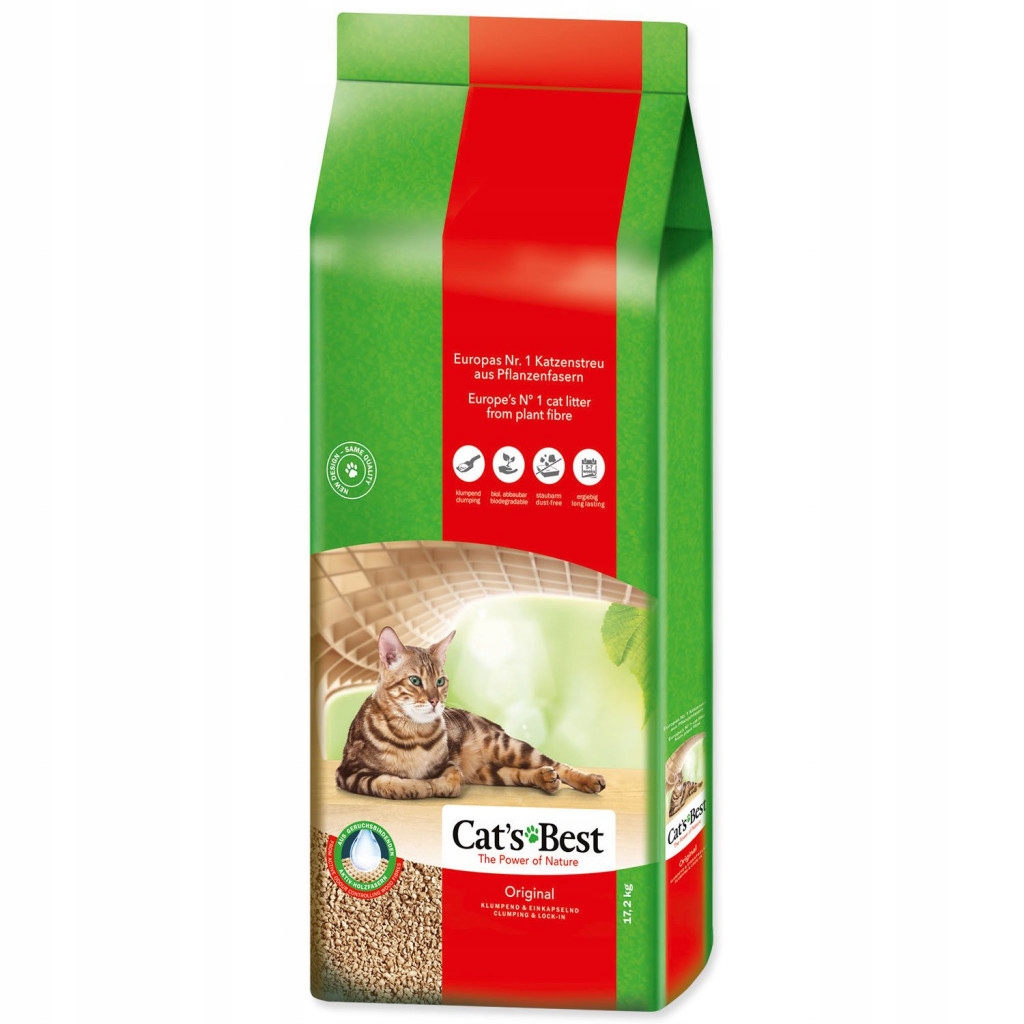 Levně Kočkolit Cats Best Original 40l/17,2kg