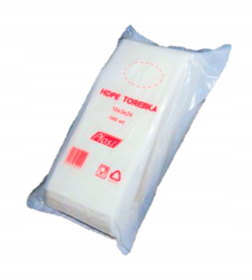 

Woreczki Foliowe Hdpe 10/3/24 jednorazowe torebki