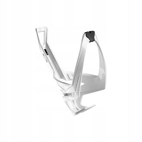 Koszyk Na Bidon Elite Cannibal XC White Glossy