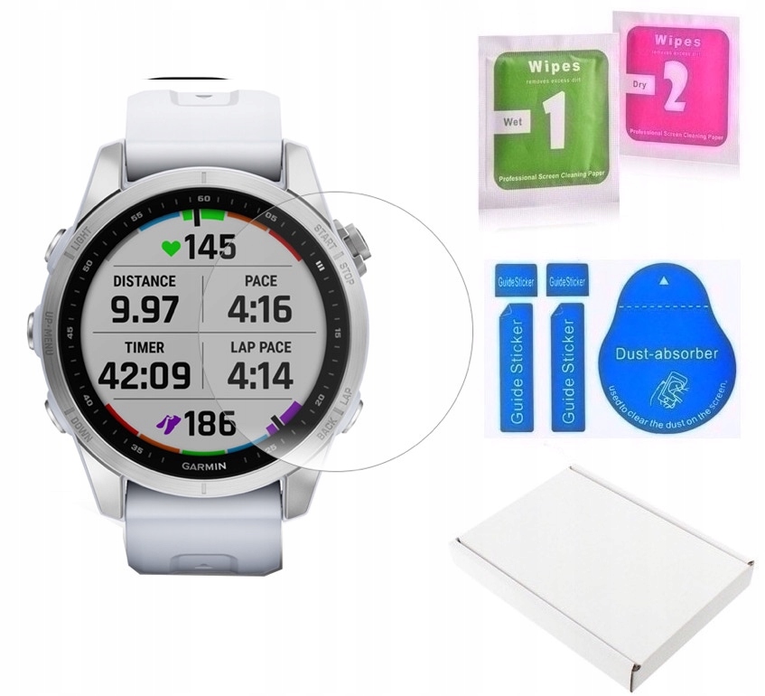 

Szkło Hartowane Ochronne Garmin Fenix 7s / Solar