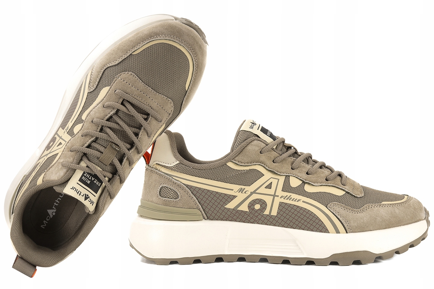 McArthur MC16 Sportovní Boty Tenisky Pánské Pu olivové Olivové 42