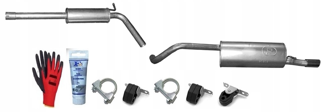 Vw Polo 1.4i 63kW (2009-5/2014) Hatchback Tlumič sada bonus