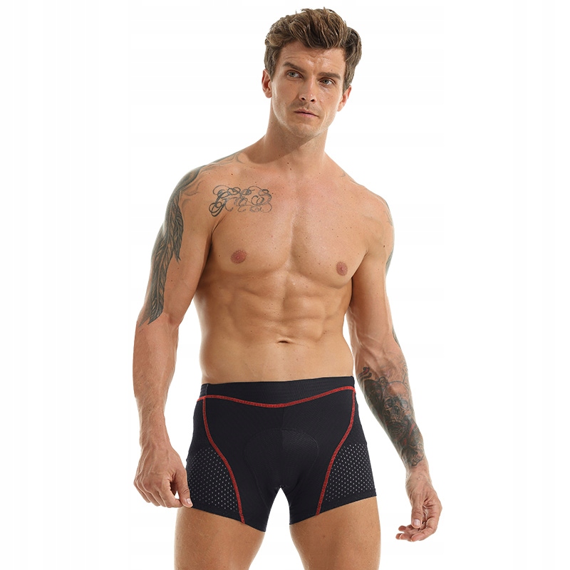 SPODENKI ROWEROWE SZORTY Z WKŁADKĄ 5D ŻELOWĄ PRO Materiał dominujący poliester