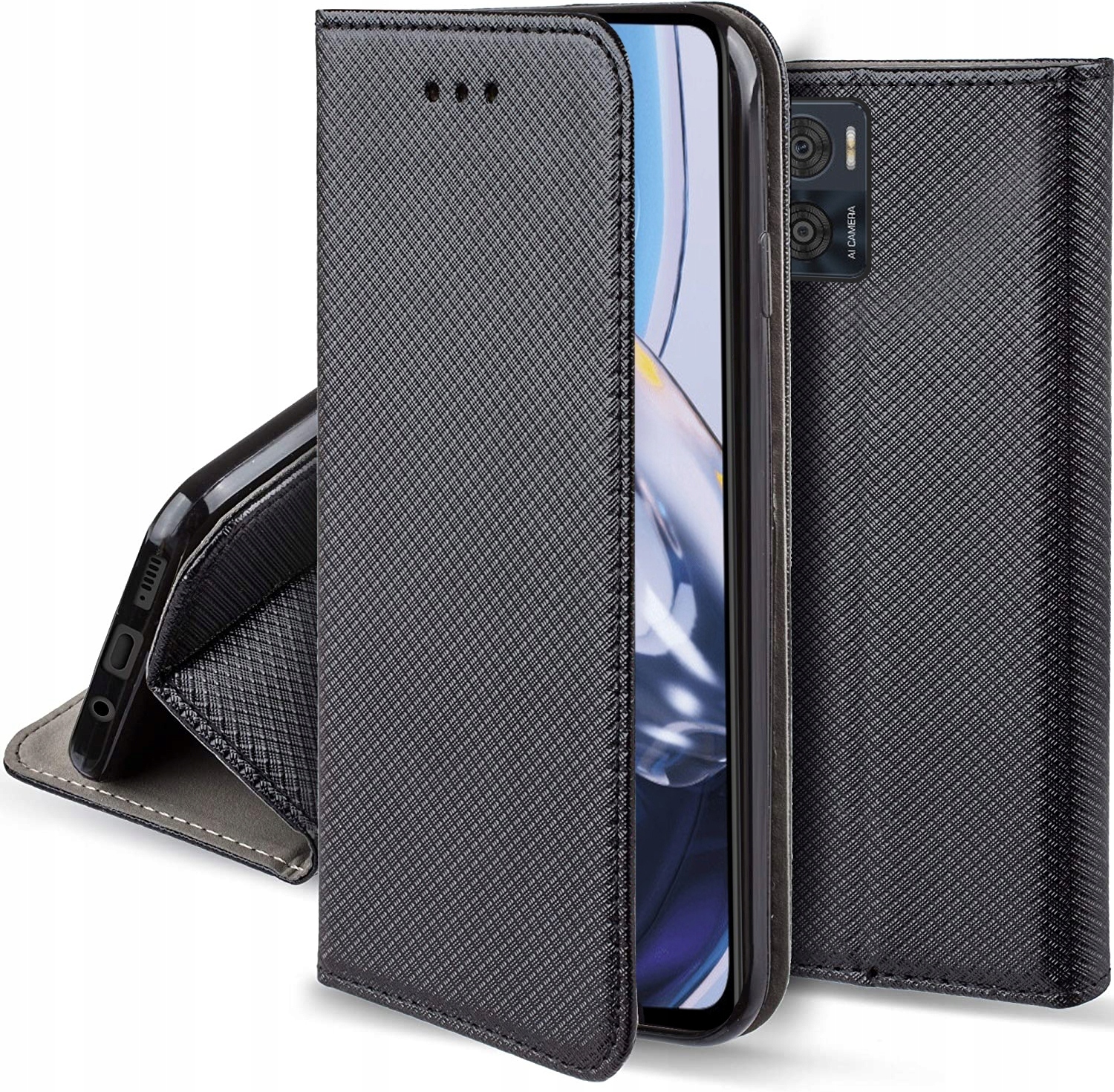 

Etui S-magnet Szkło do Moto E22 Moto E22i